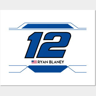 Ryan Blaney #12 2023 NASCAR Design Posters and Art